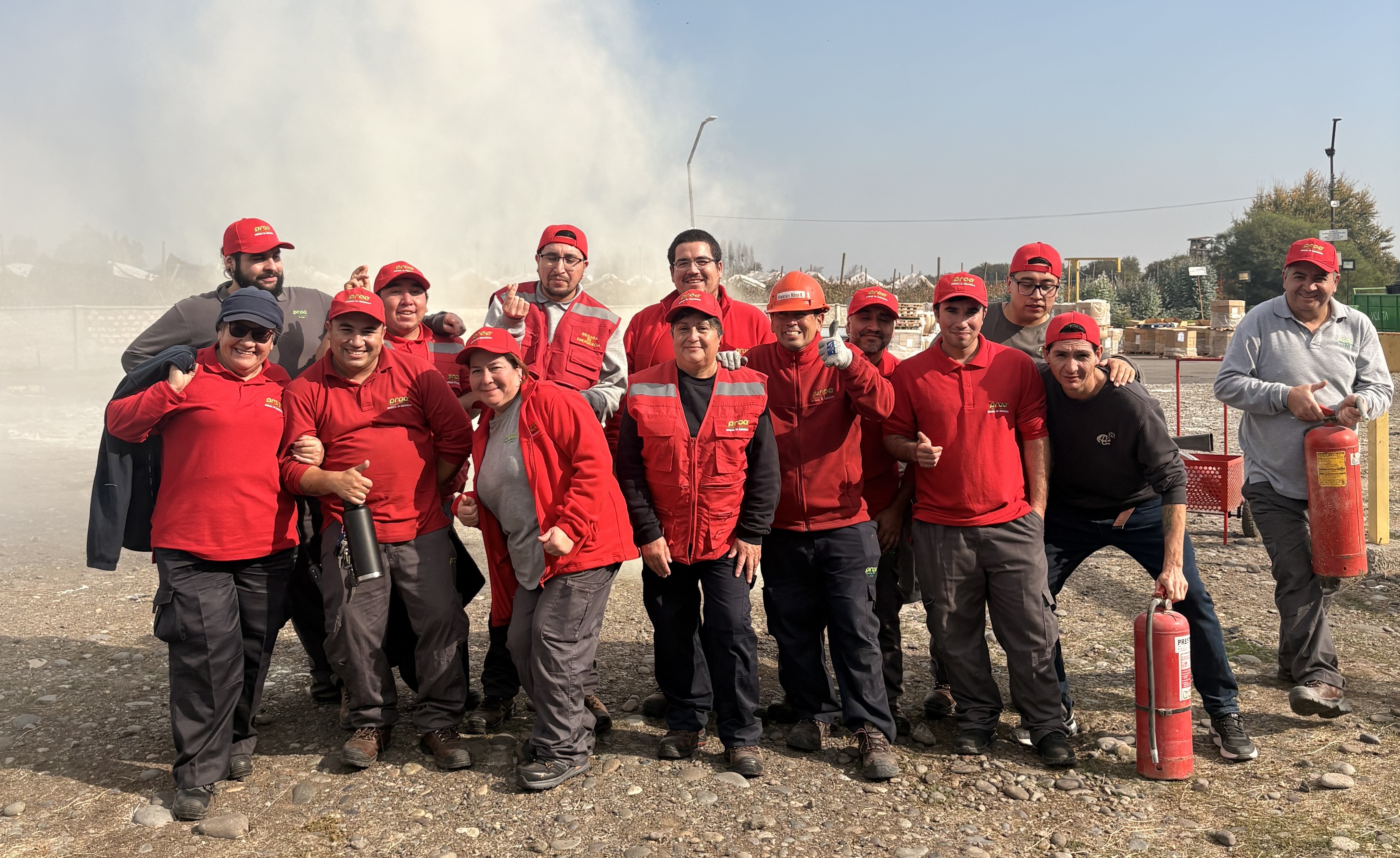 Brigada de emergencia Planta Malloco: Fortalece su capacidad de respuesta 