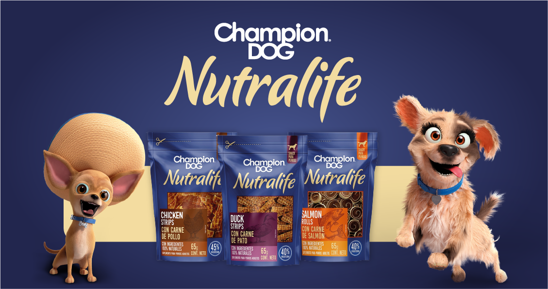 Champion Pet Care lanza nuevos snacks para el segmento premium